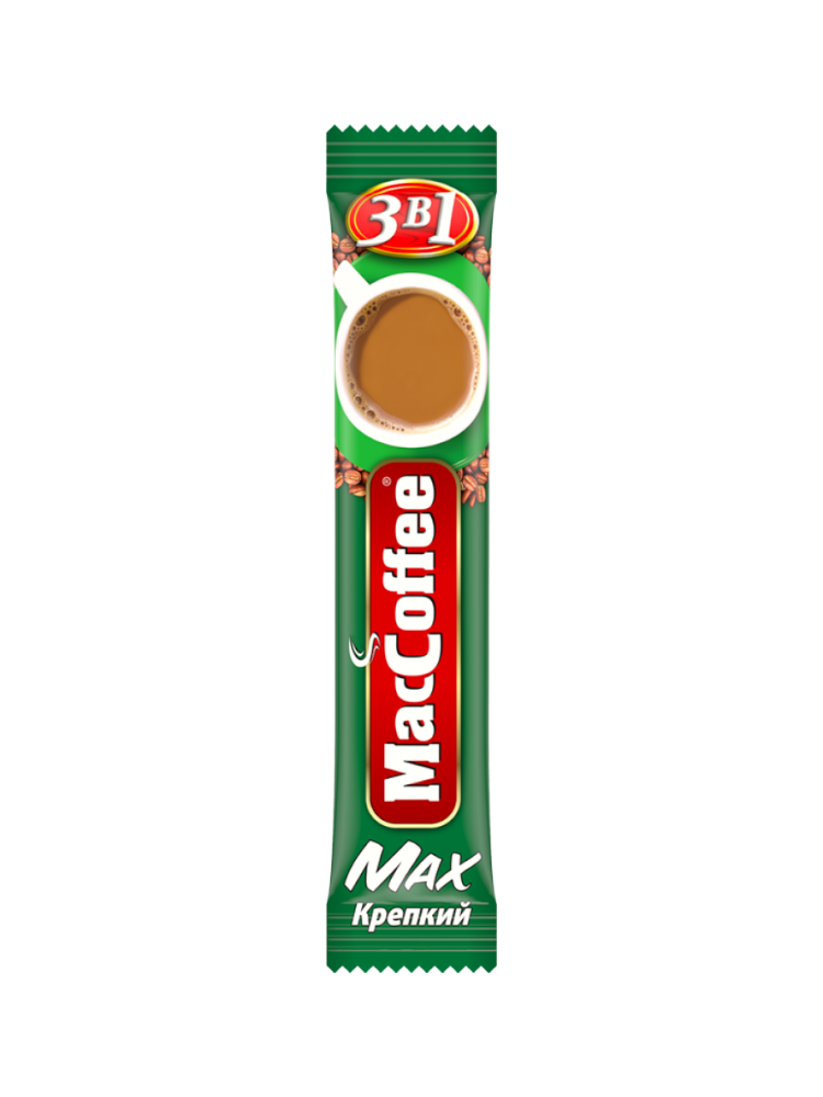 КОФЕ MACCOFFEE МАКС 18Г КРЕПКОЕ 
